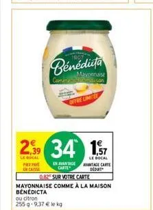 mayonnaise bénédicta