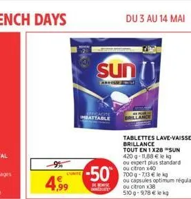 soldes sun