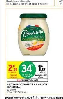 mayonnaise bénédicta