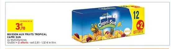 boisson aux fruits capri sun