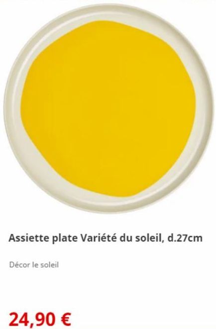 assiette plate 