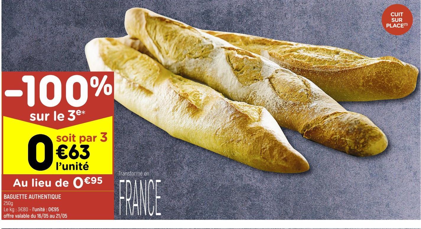 BAGUETTE AUTHENTIQUE