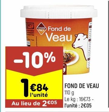 FOND DE VEAU