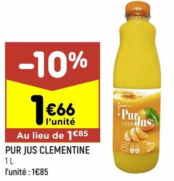 PUR JUS CLEMENTINE