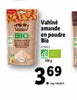 amandes vahiné