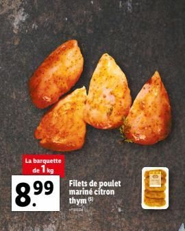 filets de poulet 