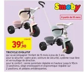tricycle smoby