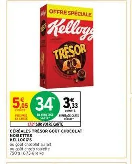 chocolat au lait kellogg's