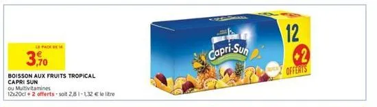 boisson aux fruits capri sun