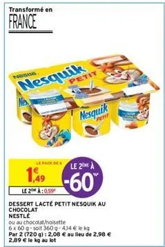 chocolat nesquik