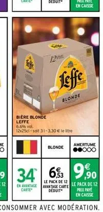 bière blonde leffe