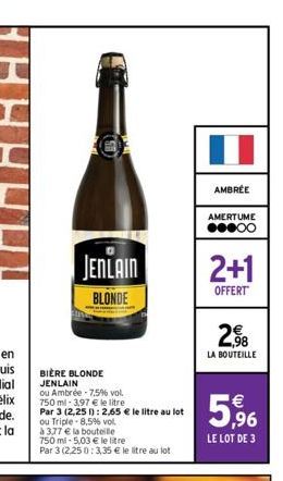 bière blonde Jenlain