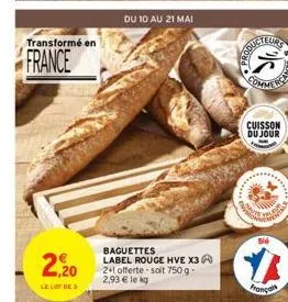 baguettes label 5