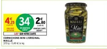 cornichons maille