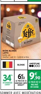 bière blonde Leffe