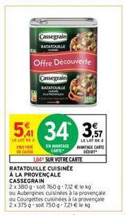 ratatouille Cassegrain