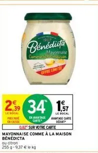 mayonnaise bénédicta