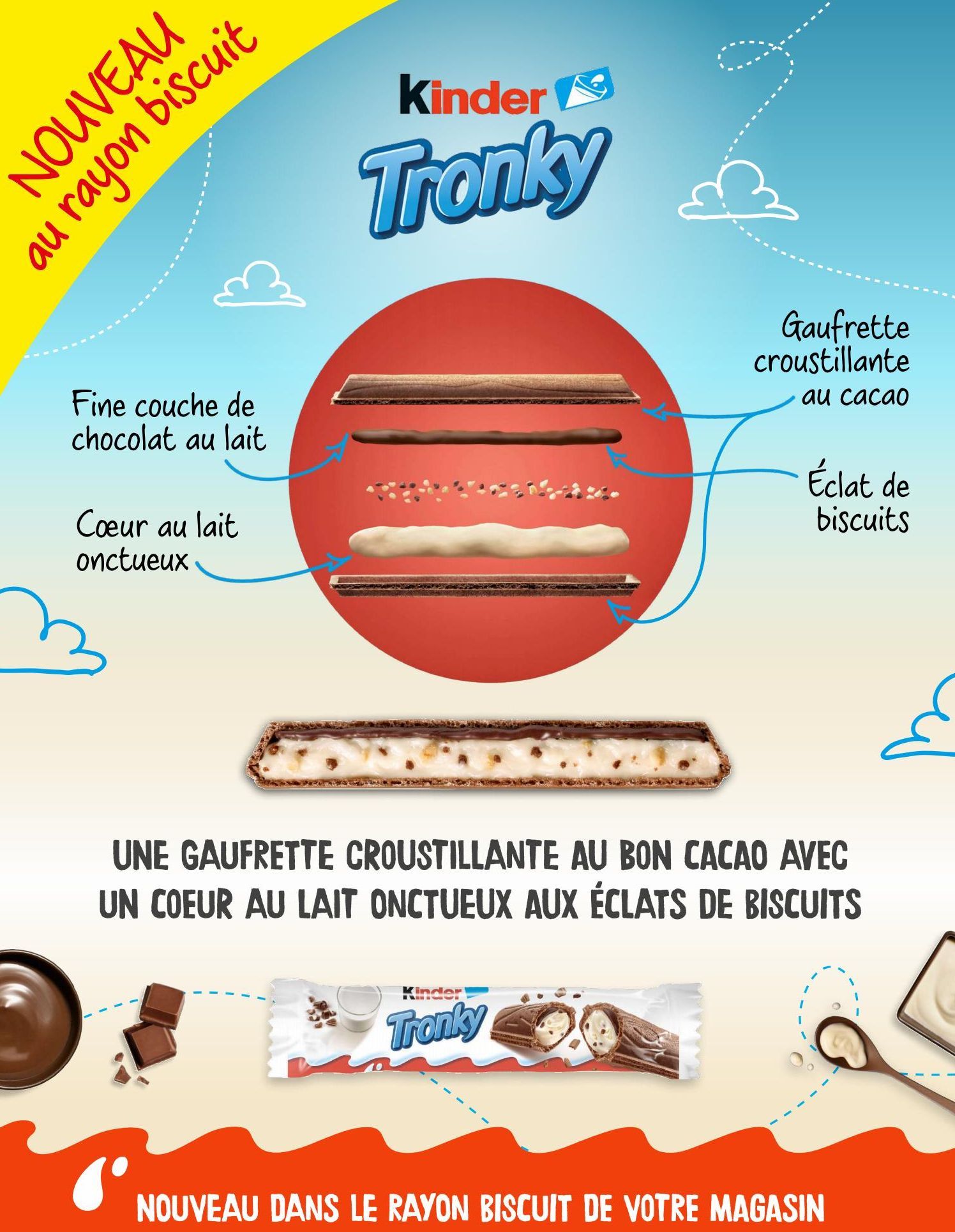 biscuits au chocolat Kinder