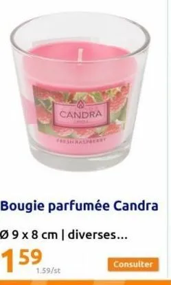 candra  fresh raspberry  1.59/st 