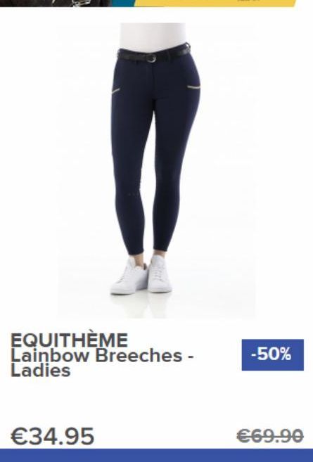 €34.95  EQUITHÈME Lainbow Breeches - Ladies  -50%  €69.90 