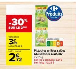 pistaches Carrefour