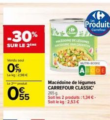macédoine de légumes Carrefour
