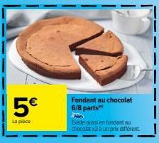 fondant au chocolat 