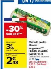 œufs Carrefour