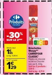 chocolat au lait Carrefour