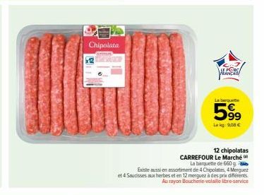 chipolata Carrefour