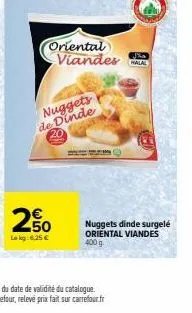 nuggets de dinde 