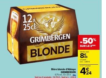 bière blonde Grimbergen