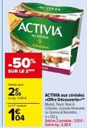 céréales Activia