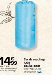 sac de couchage Carrefour