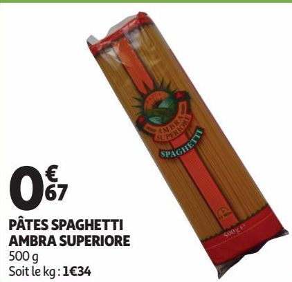 PÂTES SPAGHETTI AMBRA SUPERIORE