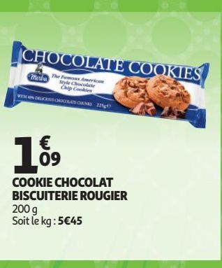 COOKIE CHOCOLAT BISCUITERIE ROUGIER