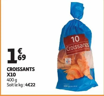 croissants x10