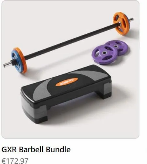 gxr barbell bundle  €172.97 