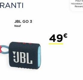 JBL GO 3 Neuf  JBL  49€ 