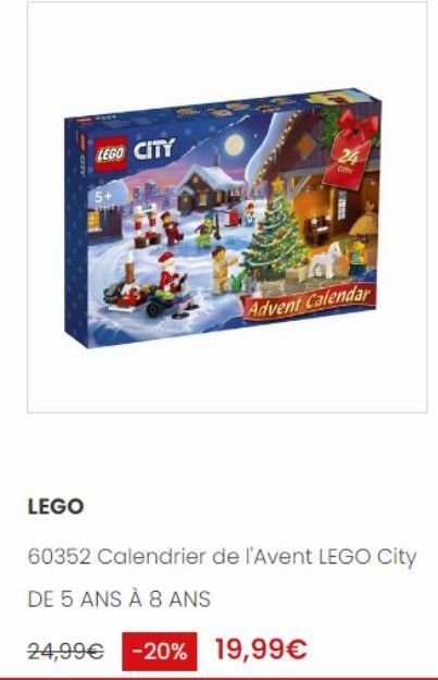 calendrier de l'Avent LEGO