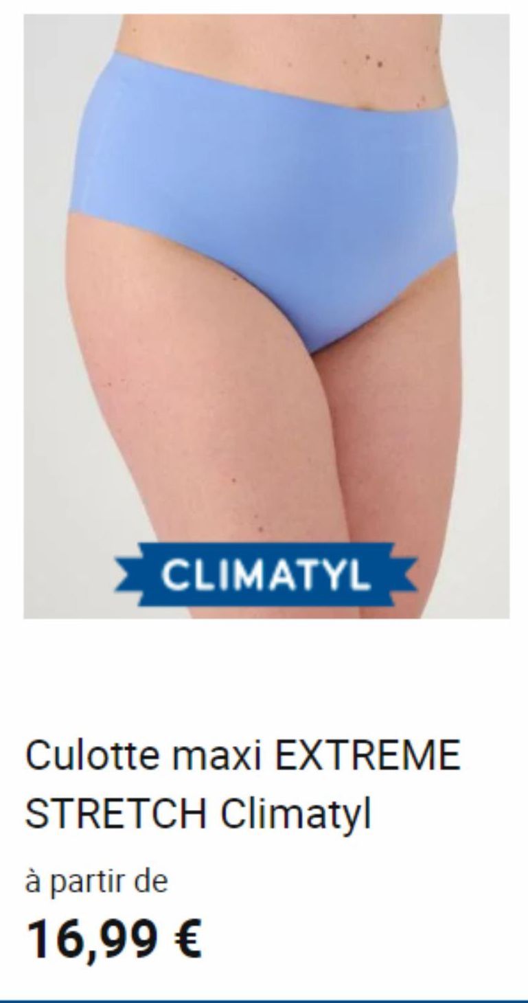 culotte maxi extreme stretch climatyl