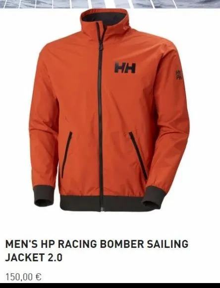 hh  men's hp racing bomber sailing jacket 2.0  150,00 € 