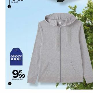 JUSQU'AU  XXXL  999  Le sweatshirt 