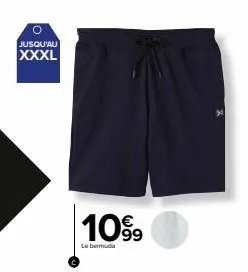 jusqu'au  xxxl  10%  le bermuda 