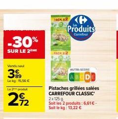 pistaches Carrefour