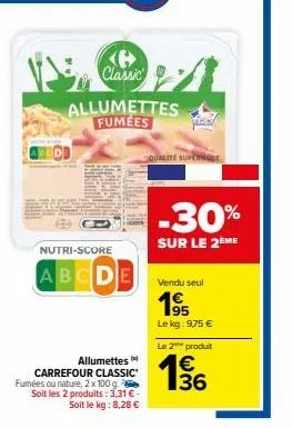 allumettes carrefour