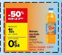 boisson aux fruits Oasis