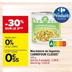 macédoine de légumes Carrefour