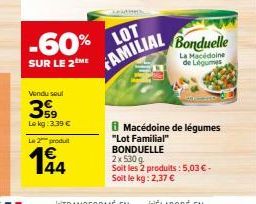 macédoine de légumes Bonduelle