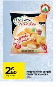 nuggets de dinde 